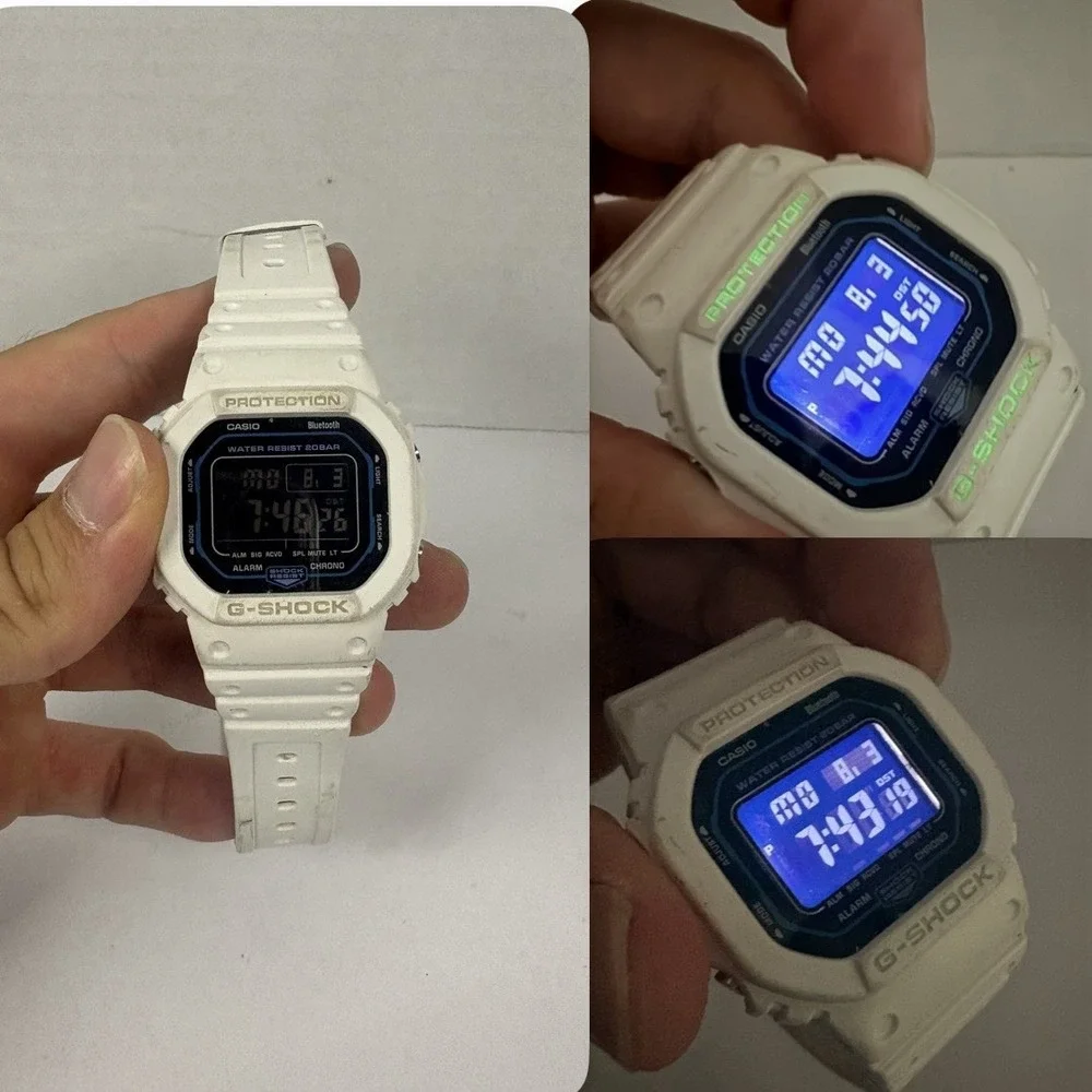 CASIO G-SHOCK DW-B5600SF-7JF Sci-fi World Series Men Watch White Bluetooth
